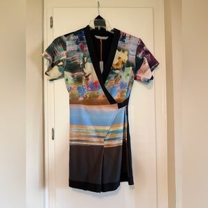 Clover Canyon Black Floral Whisper Romper